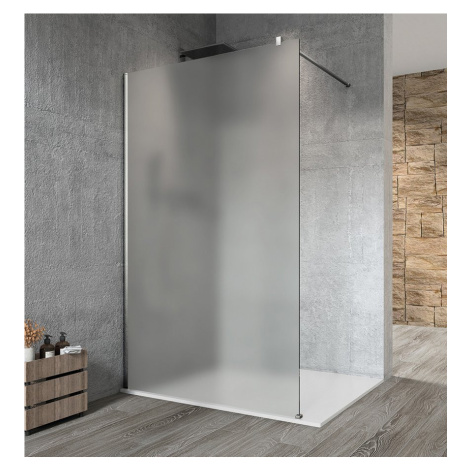 Gelco VARIO CHROME jednodílná sprchová zástěna k instalaci ke stěně, matné sklo, 1000 mm