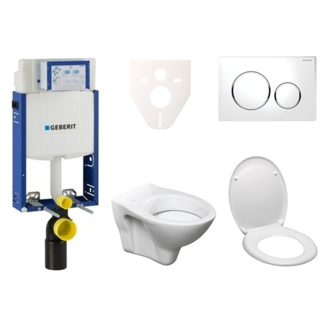 Cenově zvýhodněný závěsný WC set Geberit k zazdění + WC S-Line S-line Pro 110.302.00.5ND4