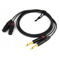 Cordial Kabel 2x Xlr Ženský Jack Neutri 4m