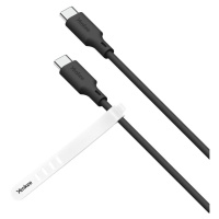 YENKEE kabel YCU C115 BK SILIC USB-C, 1.5m, černá - 37000049