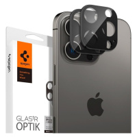 Spigen Glass tR Optik 2 Pack tvrzené sklo na fotoaparát iPhone 15 Pro/15 Pro Max/14 Pro/14 Pro M