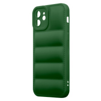 Obal:Me Puffy kryt Apple iPhone 12 tmavě zelený