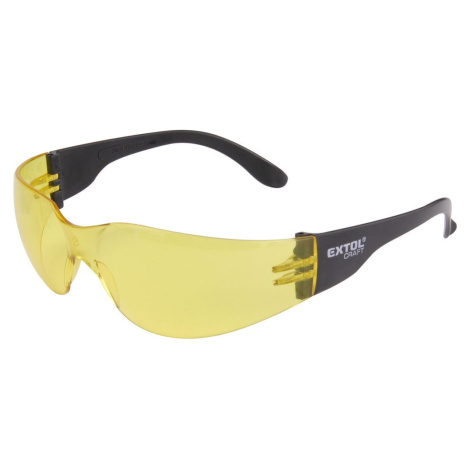 EXTOL CRAFT 97323 - brýle ochranné, žluté, s UV filtrem Extol Premium