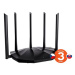 Tenda TX2 Pro Wireless AX1500 Router Wi-Fi 6, Gigabit LAN, Gigabit WAN, WPA3, IPv6, Universal Re