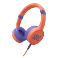 Energy Sistem Lol&Roll Pop Kids Headphones Orange, navržená speciálně pro děti, omezením hladiny