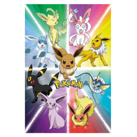 Plakát Pokemon - Eevee Evolution (74) Europosters