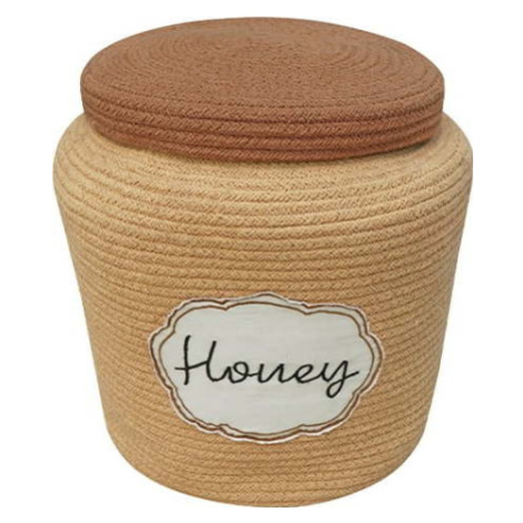 Světle hnědý látkový dětský koš na hračky ø 28x27 cm Honey Pot – Lorena Canals