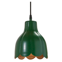 PR Home PR Home Tulippa závěsná lampa Ø 17 cm, zelená, zástrčka