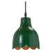PR Home PR Home Tulippa závěsná lampa Ø 17 cm, zelená, zástrčka