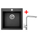 Sinks VIVA 455 Metalblack + Elka VIVA 455 Metalblack + Elka