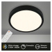 BRILONER CCT LED přisazené svítidlo pr. 38 cm, 22 W, 2900 lm, černá BRILO 3704-015