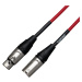 Cascha Advanced Line Mic Cable Red 3m