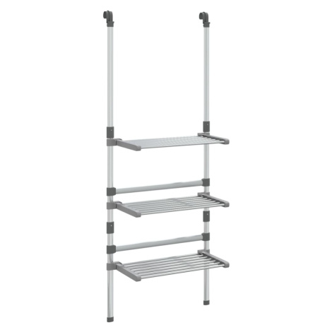 vidaXL 3patrový závěsný sušák na prádlo hliník