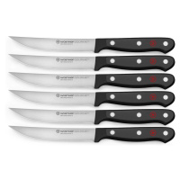 Wüsthof Wüsthof - Sada kuchyňských nožů na steak GOURMET 6 ks černá