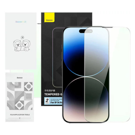 Ochranné sklo Privacy Protection Tempered Glass Baseus Crystal Series iPhone 14 Pro Max