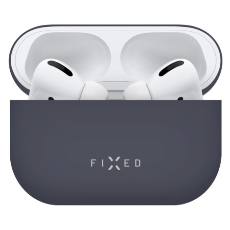 Ultratenké silikonové pouzdro FIXED Silky pro Apple AirPods 4, modrá