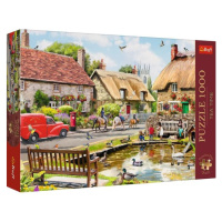 Trefl Puzzle 1000 Premium Plus - Čajový čas: Vesnička v létě