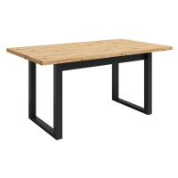 Stůl Max Dub Artisan / Černá Mat 160x90