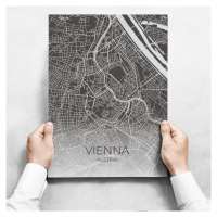 Sada obrazů - Map Of Vienna