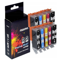 10 x inkoustové náplně pro Canon CLI571 Cmy-bk MG5750 TS5050