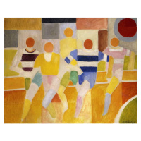 Obrazová reprodukce The Runners, 1926, Delaunay, Robert, 40 × 30 cm