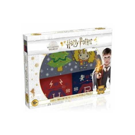 Harry Potter Puzzle - Vánoce v kouzelnickém světě / Christmas in the Wizarding World - 1000 dílk Winning Moves