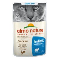 Almo Nature Holistic Sterilised - 6 x 70 g s kuřetem