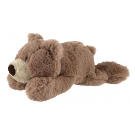 Medvěd ležící plyš 28cm světle hnědý 0+ Teddies