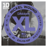 D'Addario EXL115-10P