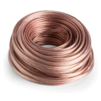 Numan reproduktorový kabel – OFC, transparentní, měděný, 2 x 2,5 mm2, 30 m