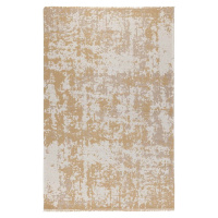 Žluto-béžový bavlněný koberec Oyo home Casa, 150 x 220 cm
