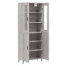 vidaXL Skříň highboard šedá sonoma 69,5 x 34 x 180 cm kompozitní dřevo