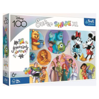 Trefl Puzzle Super Shape XL Disneyho barevný svět 160 dílků