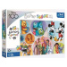 Trefl Puzzle Super Shape XL Disneyho barevný svět 160 dílků
