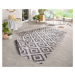 NORTHRUGS - Hanse Home koberce Kusový koberec Twin-Wendeteppiche 103132 grau creme – na ven i na