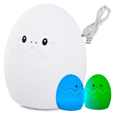 Dětská noční LED lampička EGGi RGB + USB kabel