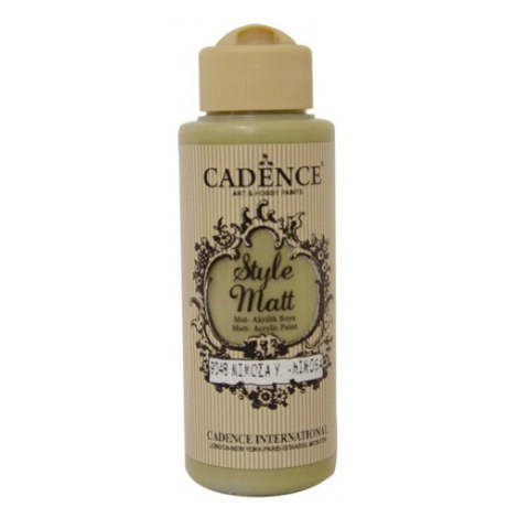 Matná akrylová barva Cadence Style Matt 120ml - mimosa green zelená mimóza Aladine