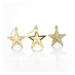 Plastové zlaté hvězdy, 6,5 cm
