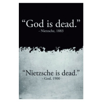 Plakát, Obraz - God is Dead, 61 × 91.5 cm