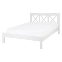 BELIANI postel TANNAY 140 × 200 cm, dřevěná, bílá