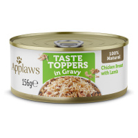 Applaws Taste Toppers in Sauce 6 x 156 g - kuřecí s jehněčím