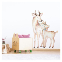 Krásná nálepka do dětského pokoje s motivem jelenů