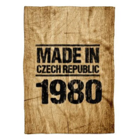 IMPAR Fleecová deka Made In - 1980