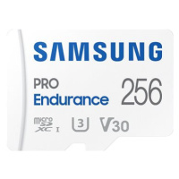 Samsung MicroSDXC 256GB PRO Endurance + SD adaptér