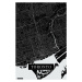 Mapa Toronto black, (26.7 x 40 cm)