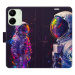 iSaprio Flip pouzdro Neon Astronaut 02 pro Xiaomi Redmi 13C