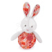 Plyšový zajíček Lapin Pop-up Doudou et Compagnie různé barvy 20 cm od 0 měs