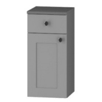 Artstolk Koupelnová skříňka nízká SENJA D30 S/1 | šedá