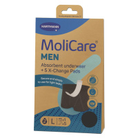 MoliCare MEN absorpční prádlo vel. L 1 ks + vložky X-Change 5 ks