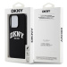 Zadní kryt DKNY Liquid Silicone Arch Logo MagSafe pro Apple iPhone 15 Pro, black